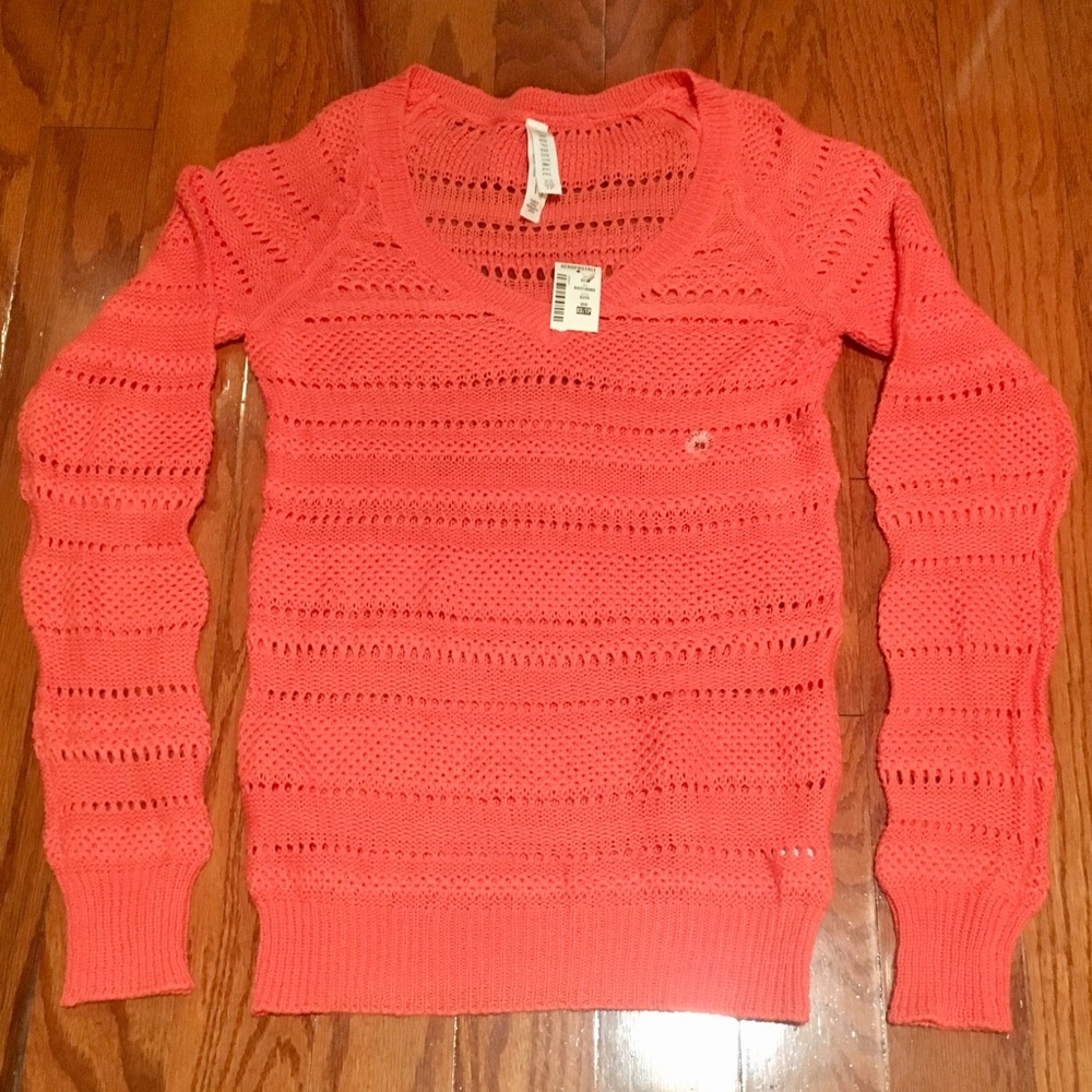 NWT Aeropostale woman’s Coral Sweater XS